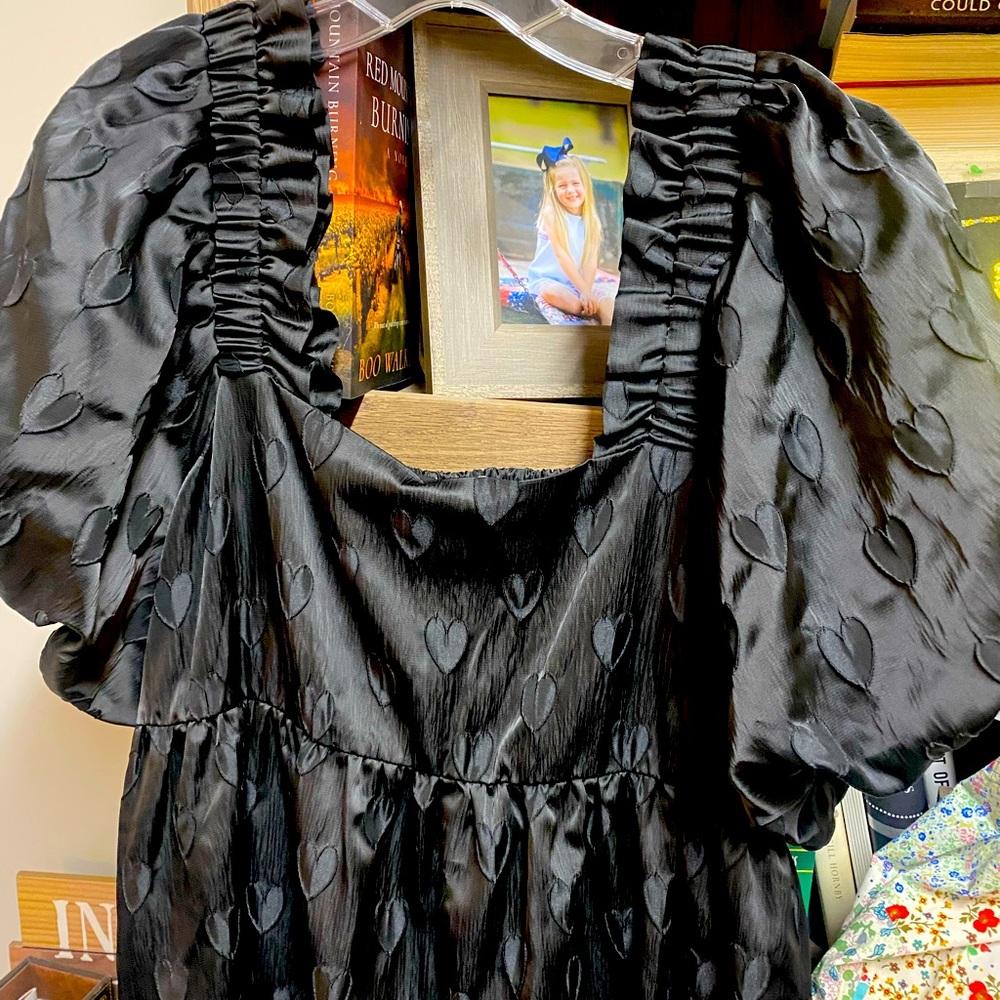 Crosby by Mollie Burch Lady Day Dress in Dancing Hearts